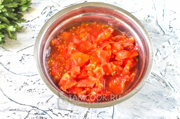 Порезать помидоры