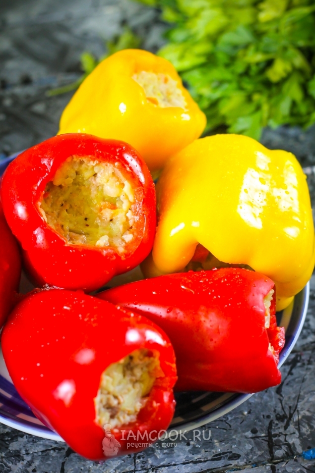 Рецепт замороженного фаршированного перца