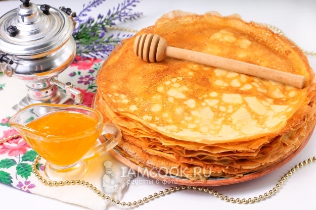 Рецепт тонких бабушкиных блинов на молоке