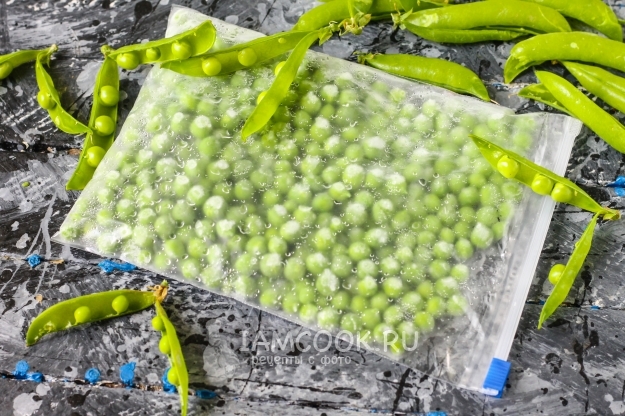 Рецепт заморозки зеленого горошка на зиму