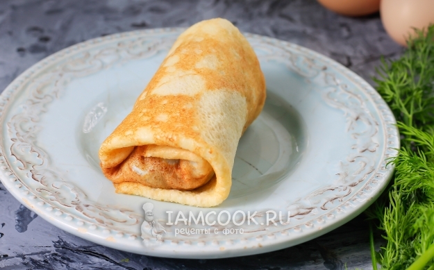 Фото фаршированных блинов с фаршем