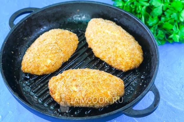 Фото куриных котлет с сыром в духовке