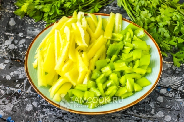 Порезать перец