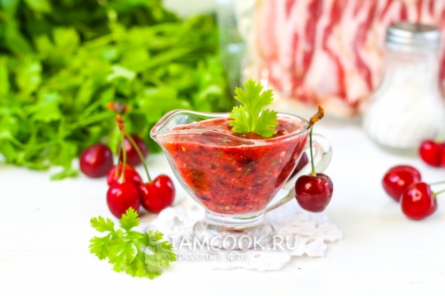 Рецепт соуса из свежей черешни