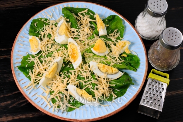 Посыпать тертым сыром