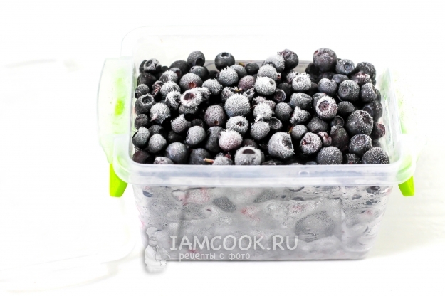 Фото заморозки черники на зиму