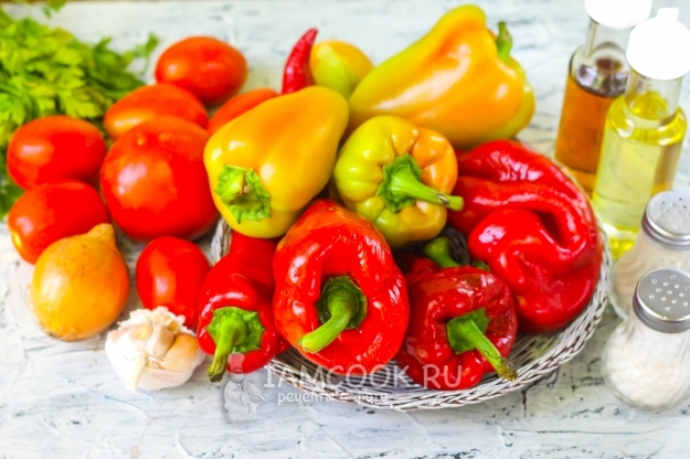 Ингредиенты для сладкого лечо