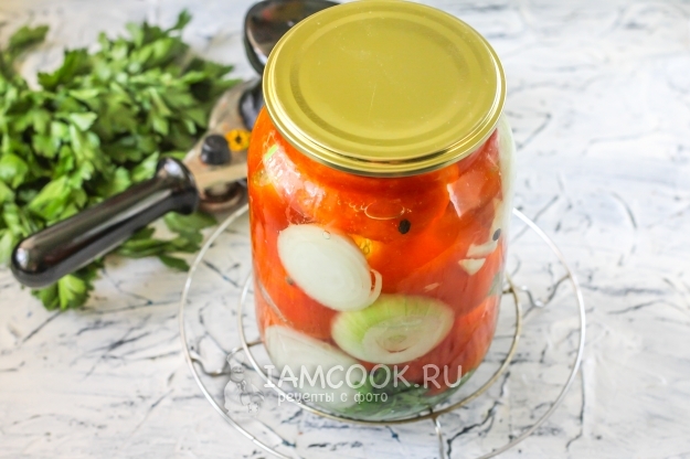 Фото сладких помидоров «Пальчики оближешь» на зиму