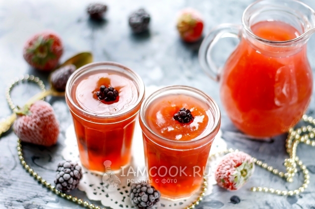 Фото киселя из крахмала и компота