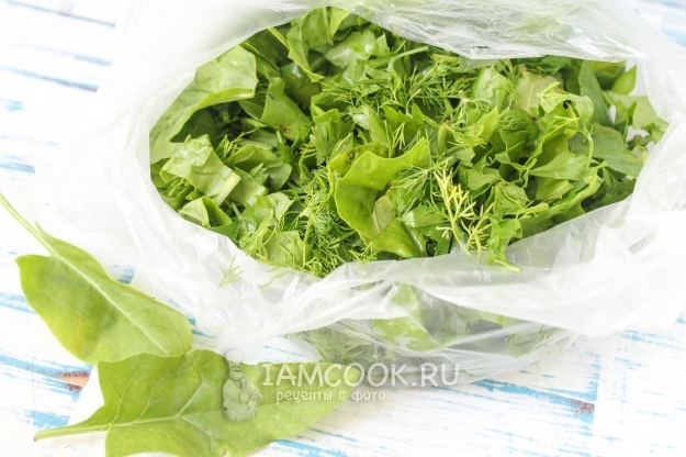 Рецепт заморозки для зеленого борща на зиму