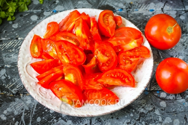 Порезать помидоры