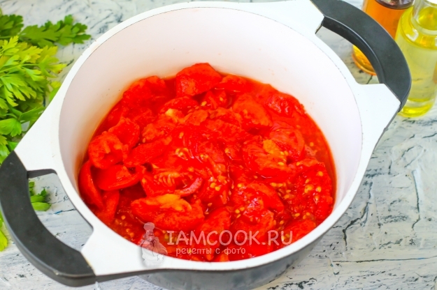 Порезать помидоры