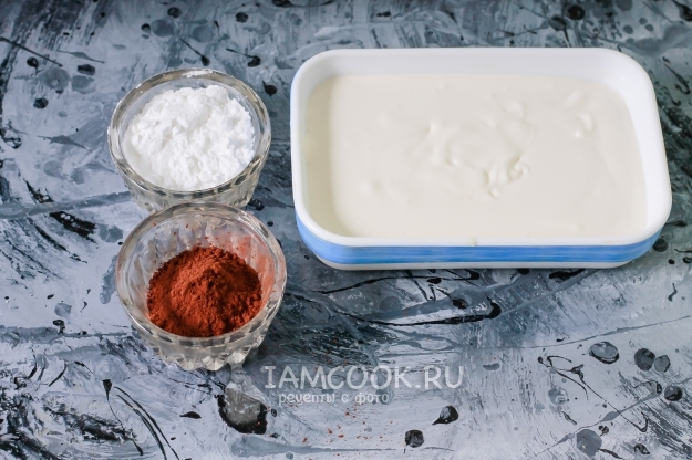 Ингредиенты для шоколадного масла в домашних условиях