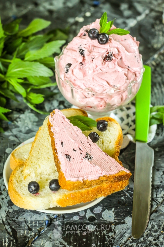 Рецепт черничного сливочного масла