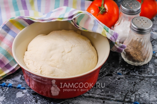 Рецепт теста на пиццу за 5 минут (+пицца)