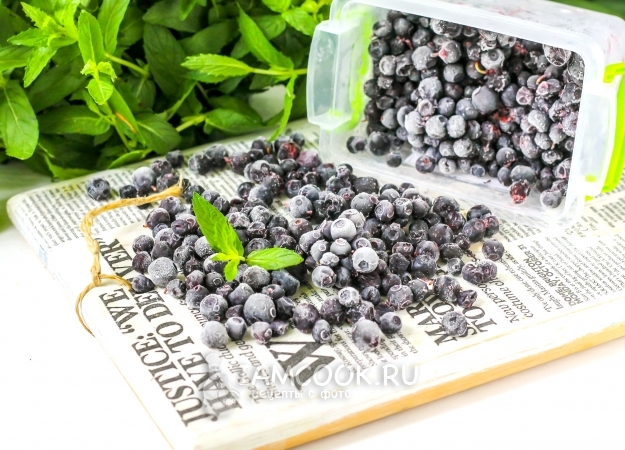 Рецепт заморозки черники на зиму