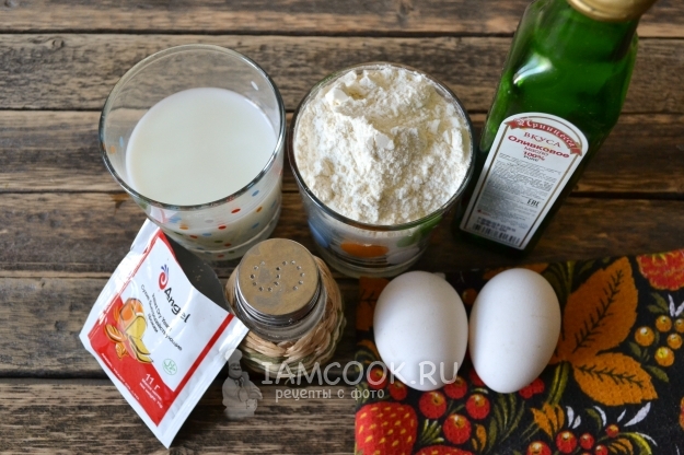 Ингредиенты для теста