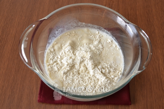 Влить опару