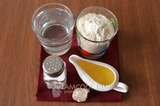 Ингредиенты для постных блинов на поминки