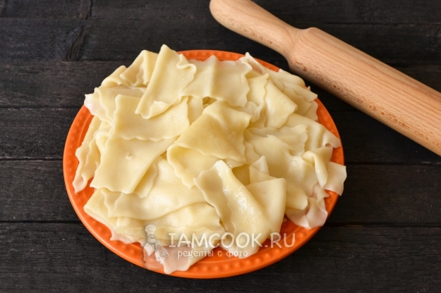 Рецепт лапши для бешбармака в домашних условиях