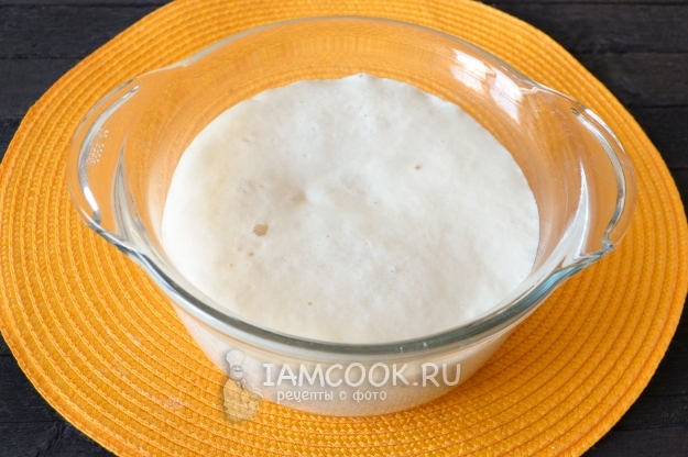 Готовая опара