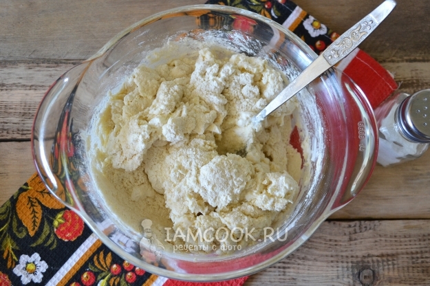 Размешать тесто