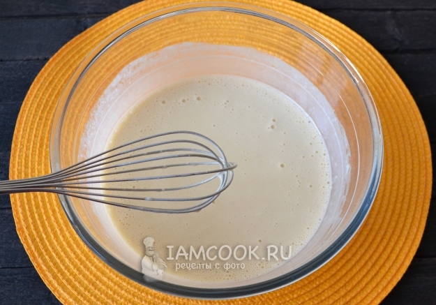 Размешать тесто