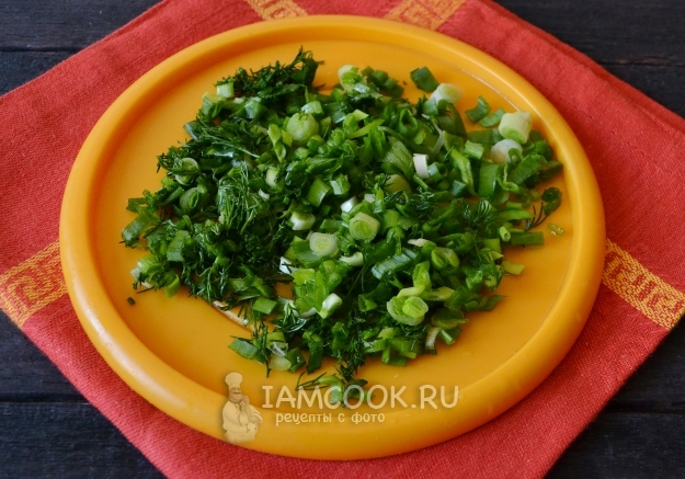 Порезать зелень