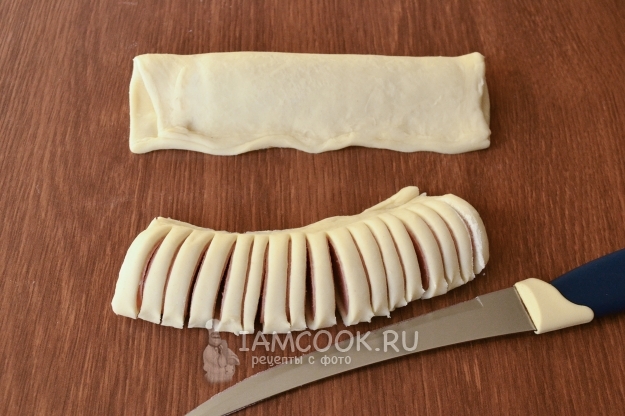 Сделать на тесте надрезы