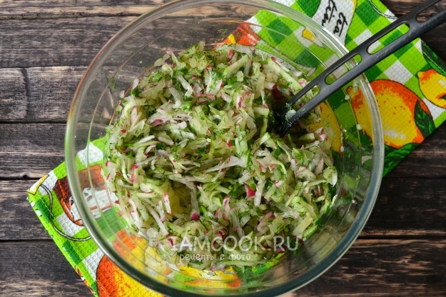 Размешать все компоненты