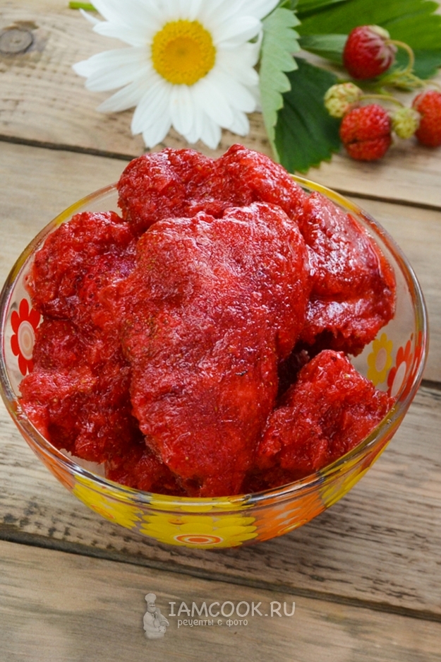 Рецепт перетертой клубники с сахаром, замороженной на зиму