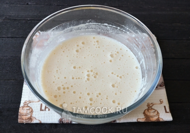 Размешать тесто