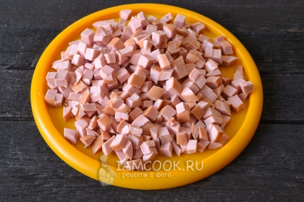 Порезать сосиски