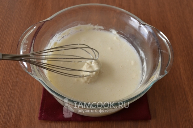 Размешать тесто