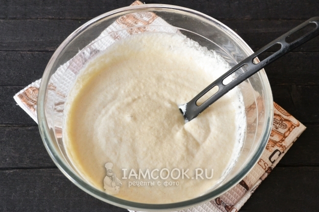 Размешать тесто