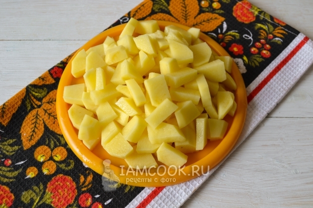 Порезать картофель