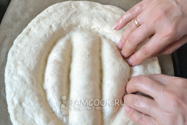 Придать тесту форму