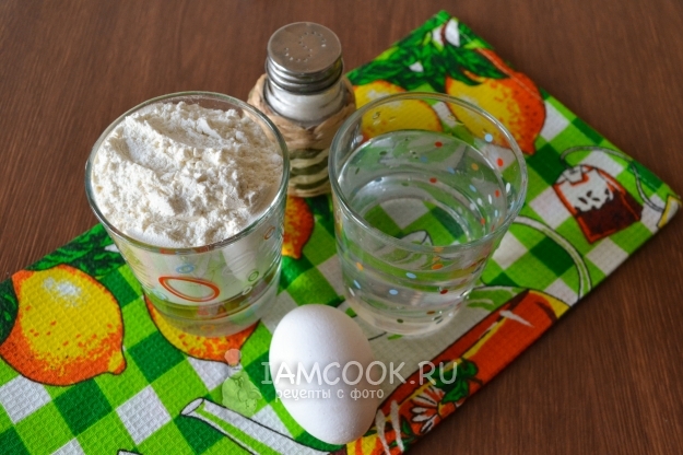 Ингредиенты для теста