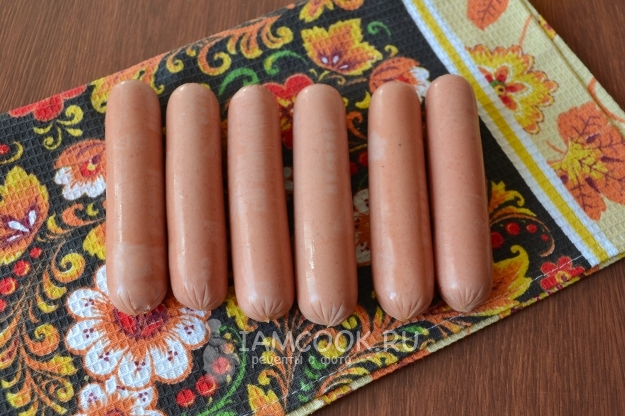 Почистить сосиски