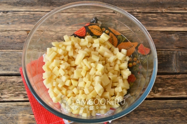 Порезать картофель