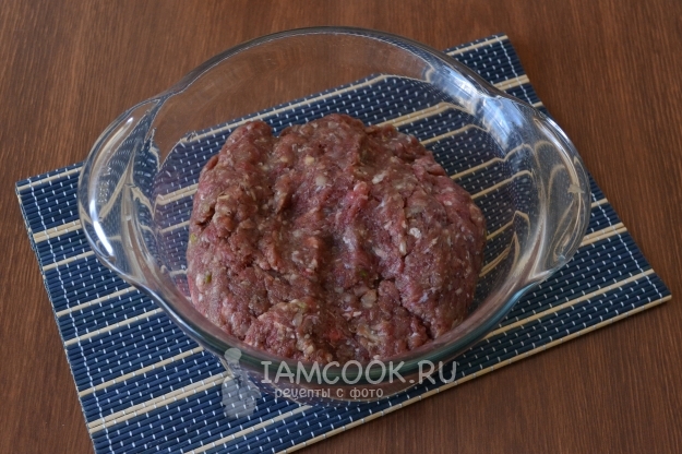 Размешать фарш