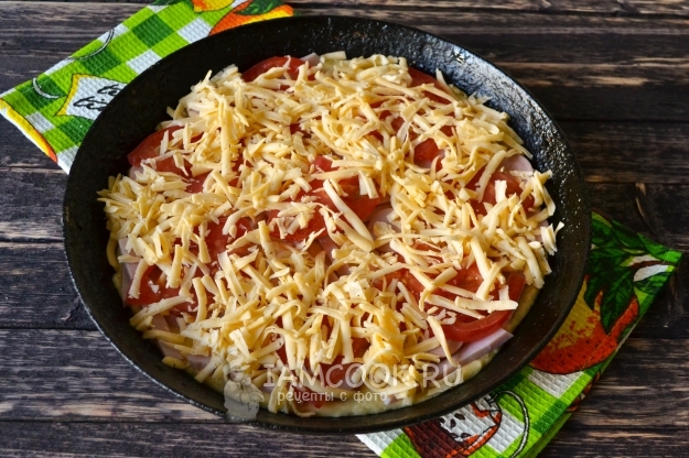 Посыпать тертым сыром