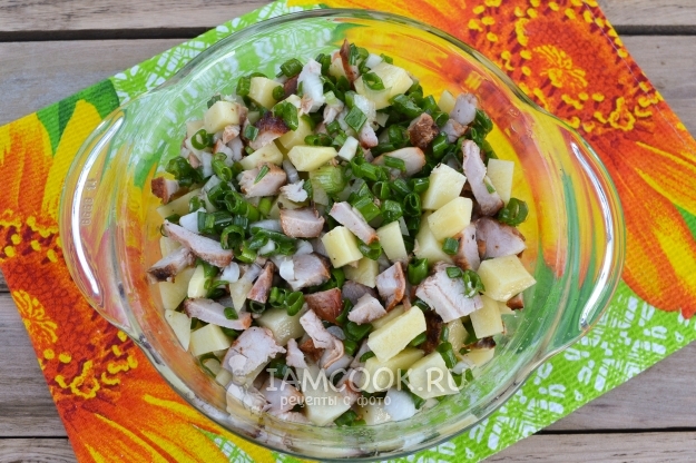 Размешать начинку