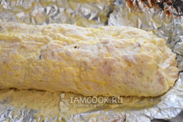 Запечь рулет в духовке