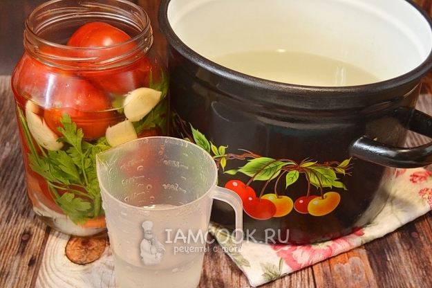 Влить маринад