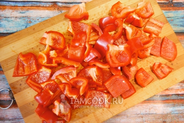 Порезать перцы