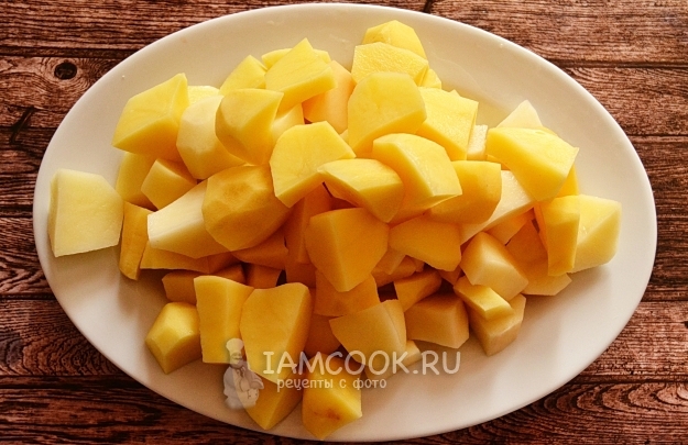 Порезать картофель