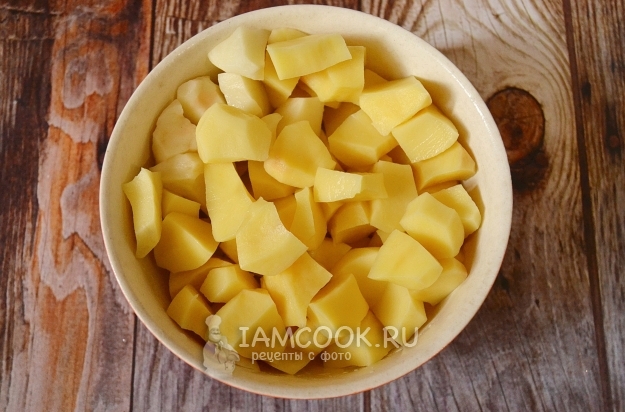 Порезать картофель