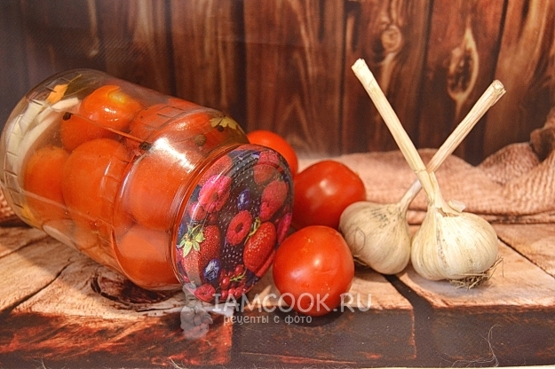 Рецепт помидоров с петрушкой на зиму