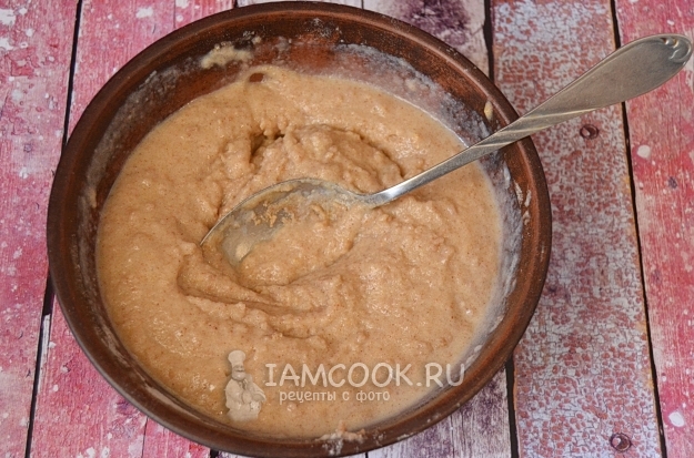 Размешать тесто